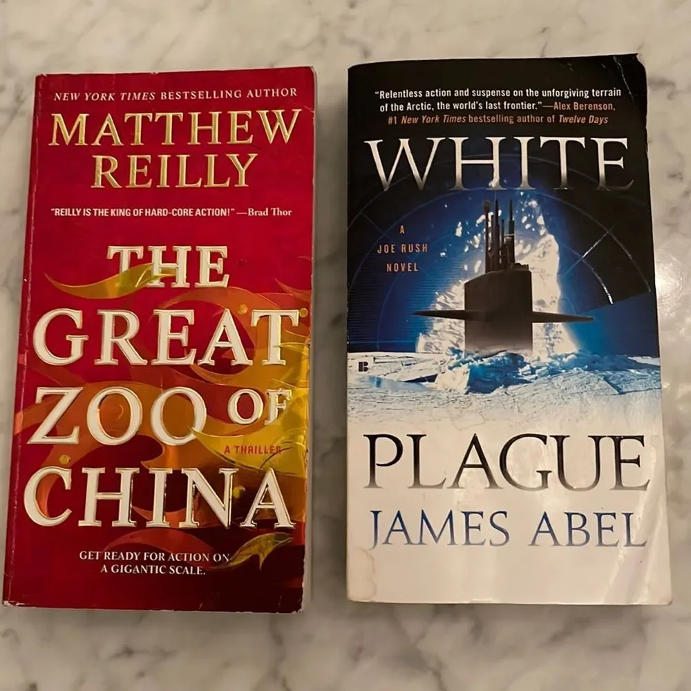 2 books : Great zoo of China / White plague